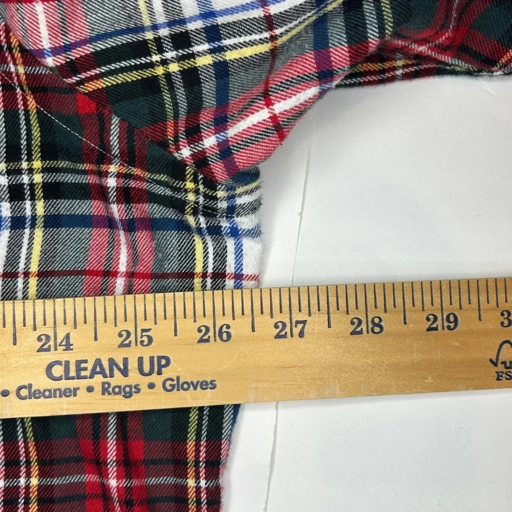Polo Ralph Lauren Button Down XXL Mens Multi Color Plaid Flannel Performance